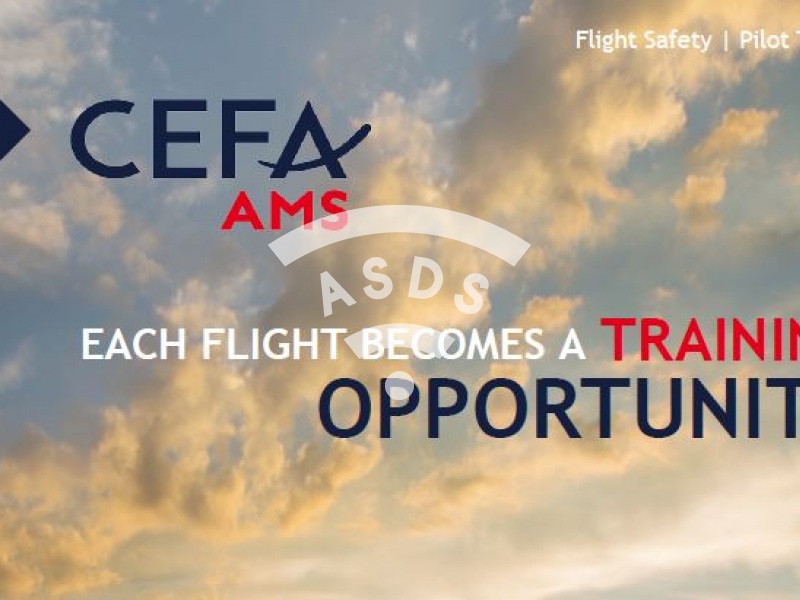 CEFA AMS - Each flight becomes a training opportunity