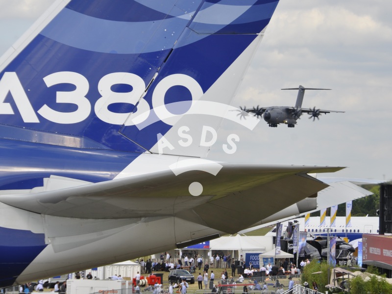A400M and A380 at Farnborough 2014