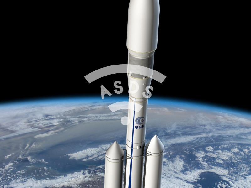 Artist's view of Ariane 6, initial design