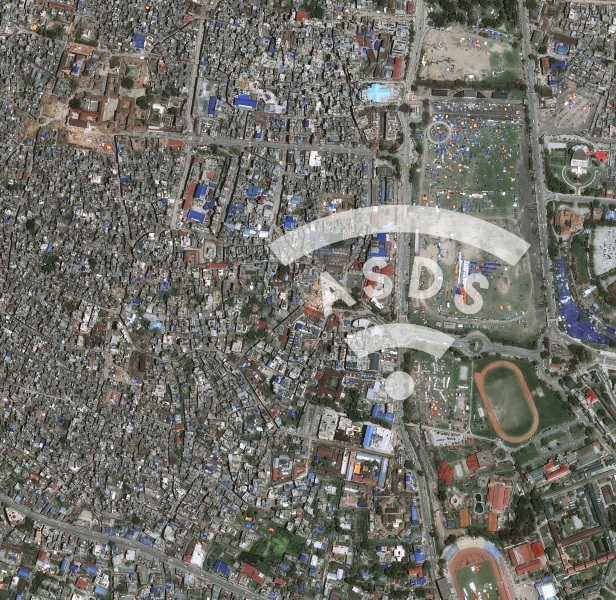 Pleiades satellites: images of Nepal after the earthquake