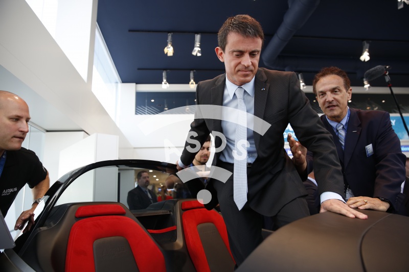 Manuel Valls and J. Botti Airbus Group