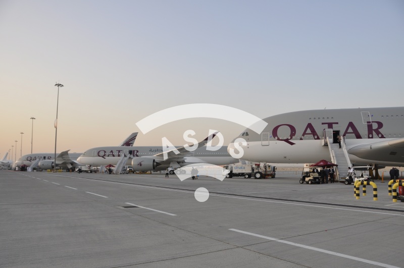 Qatar Airways at Dubai Airshow