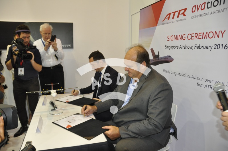 ATR Signing Ceremony at Singapore Airshow