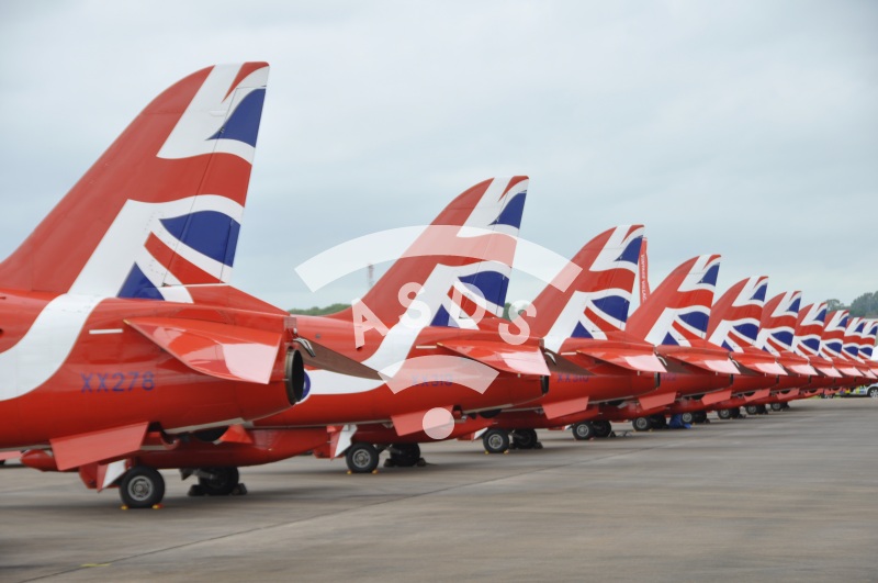The Red Arrows at the Royal International Air Tattoo 2016