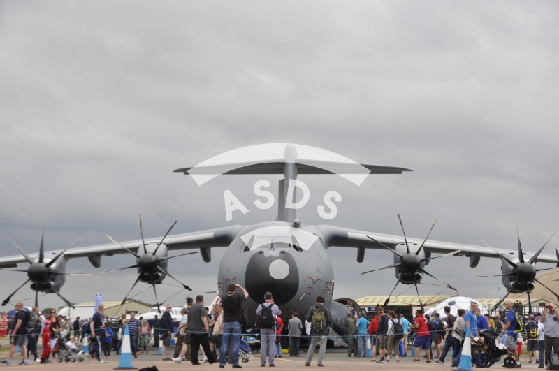 A400M on static display at the Royal Air Tattoo 2016