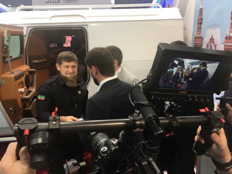 Chechen President Kadyrov at IDEX