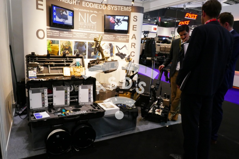 NIC Instruments booth at DSEI 2019