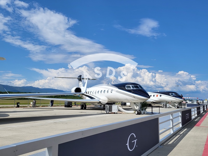 Gulfstream G700 and G800 Jets at EBACE 2023