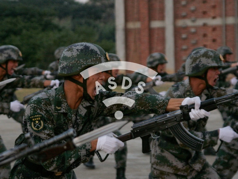 Basic training of Chinese Army