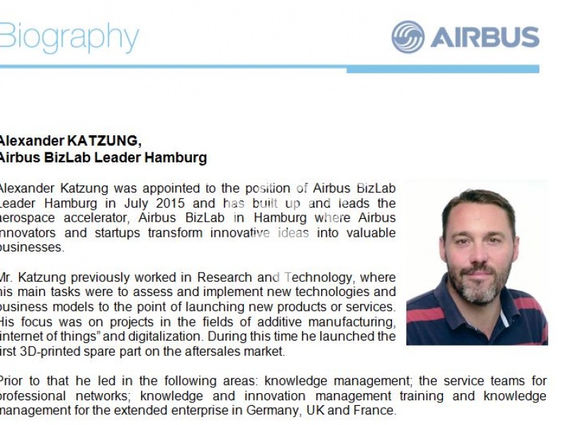Alexander Katzung, Airbus