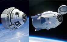 New commercial crew spacecraft HD photo - ASDS Media Bank