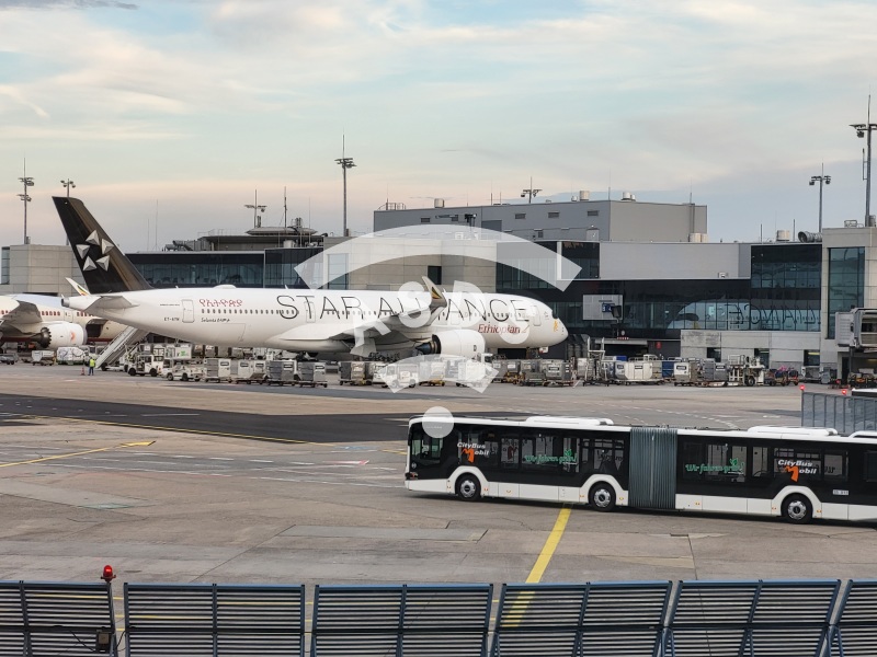 Ethiopian Airlines A350 at Frankfurt Airport