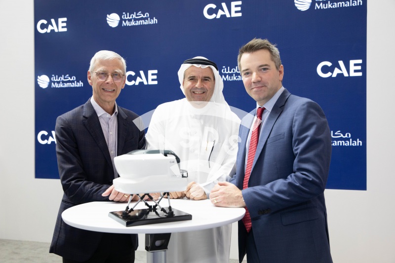 CAE and Mukamalah at Dubai Airshow 2023